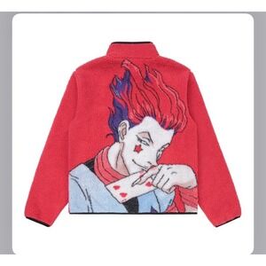 hypland HXH HISOKA SHERPA JACKET (MAGENTA) Red Size XL‎ Rare